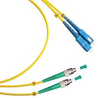 Cabeus FOP(d)-9-FC/APC-SC/UPC-3m Шнур оптический duplex FC/APC-SC/UPC 9/125 sm 3м LSZH | код 8064c | Cabeus