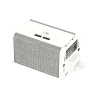 Unica System+ Блок 2xUSB типа A/А БЕЛЫЙ/СЕРАЯ ТКАНЬ | код INS44202 | Systeme Electric
