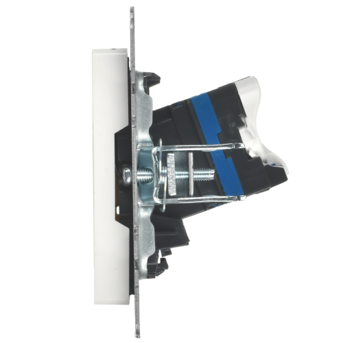 BRITE Розетка компьютерная RJ45 кат.6 РК11-БрБ белый | код BR-K10-2-K01 | IEK фото 6