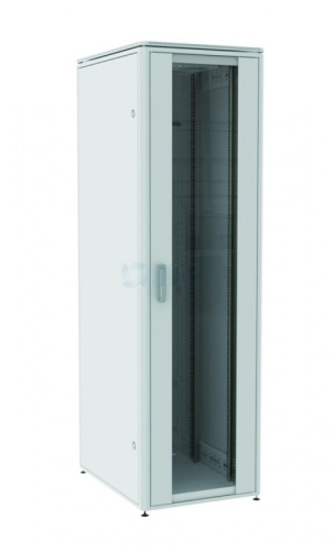 Шкаф телекоммуникационный с обзорной дверью 2200х600х800 IP30 RAL7035 ПРОВЕНТО | код IPV 47.60.80 | ПРОВЕНТО