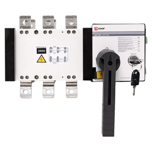 Устройство АВР ТСР1 200А 3Р 230В PROxima | код ats-tsr1-200A-3p-pro | EKF фото 4 Устройство АВР ТСР1 200А 3Р 230В PROxima | код ats-tsr1-200A-3p-pro | EKF фото 4