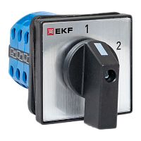 Переключатель кулачковый ПК-1-53 25А 3P «1-2» IP65 EKF | код pk-1-53-25-65 | EKF