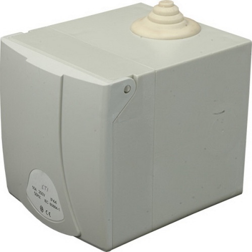 Розетка в коробке наружной установки EZBN-1643 IP44 (16A, 400V, 3P+PE) | код 004482104 | ETI