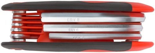 Ключи шестигранные CrV 8 шт(1.5-8 мм) складные | код 64182 | FIT фото 2 Ключи шестигранные CrV 8 шт(1.5-8 мм) складные | код 64182 | FIT фото 2