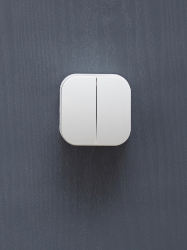 Выключатель 2-клавишный для открытой установки ВС20-2-0-ХБ 10А GLORY белый | код EVH20-K01-10 | IEK фото 5