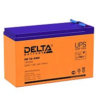 Аккумулятор UPS 12В 6А.ч | код HR 12-24 W | Delta