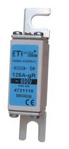 Предохранитель S000UQ2/80/16A/690V gR (200kA) | код 004721105 | ETI Предохранитель S000UQ2/80/16A/690V gR (200kA) | код 004721105 | ETI