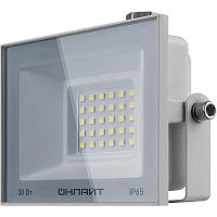 Прожектор светодиодный 90 135 OFL-30-6K-WH-IP65-LED 30Вт 6000К IP65 2400лм бел. | Код. 90135 | ОНЛАЙТ