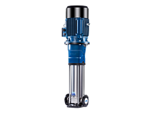 Насос многоступенчатый вертикальный CDM3-10, 1.1 кВт, станд. фланец, 3х220В/3х380В, 50 Гц, чугун, 70 С | код CDM3-10FSWPC | CNP