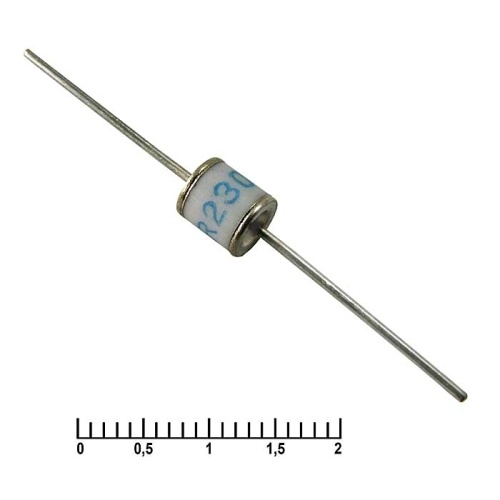 Разрядник RUICHI 2R-230A2L (EM230X), 2x-электродный | код 84134 | Ruichi