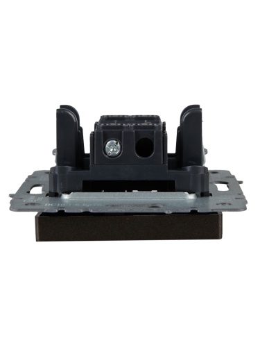 BRITE Выключатель 1-клавишный проходной 10А ВС10-1-6-БрТБ темная бронза | код BR-V12-0-10-K45 | IEK фото 7