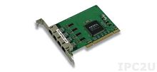 Плата CP-104JU Universal PCI, 4-port RS-232, 921.6 Kbps, RG45-8pin | код 00-01144086 | MOXA