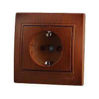 Мира Розетка с/з с/ш сосна | код 701-0801-124 | LEZARD