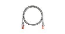Шнур U/UTP 4 пары, Кат.6a, 2хRJ45/8P8C, T568B, 7х0,175мм, LSZH, серый, 0,5м | код NMC-PC4UA55B-ES-005-C-GY | NIKOMAX