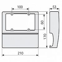 М.ПЛ.ГОР.УСТ.вводА РЕЗ.NS-INS630 С П.РУК | код. 3458 | Schneider Electric