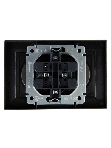 BRITE Роз. 2-я без з/к с з/ш 10А в сб. РСш12-2-БрШ шамп. IEK | код BR-R23-10-K37-F | IEK фото 2 BRITE Роз. 2-я без з/к с з/ш 10А в сб. РСш12-2-БрШ шамп. IEK | код BR-R23-10-K37-F | IEK фото 2