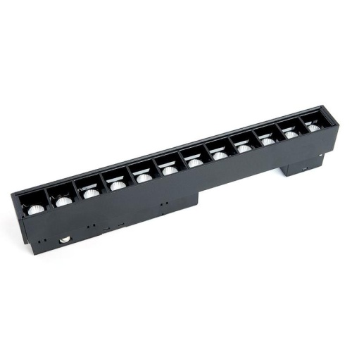 Светильник светодиодный трековый низковольтный 12Вт 1080лм 3000К 30град. черн. MGN300 LensLine FERON 41934