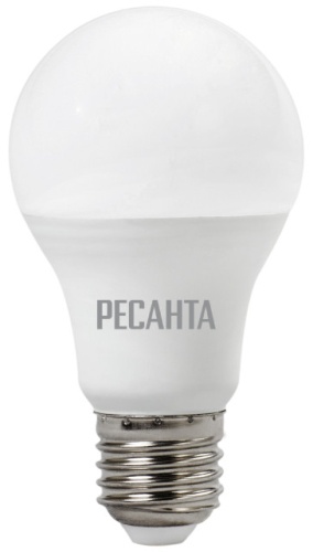 Лампа светодиодная LL-R-A60-11W-230-4K-E27 (груша, 11Вт, нейтр., Е27) Ресанта, , Шт | код 76/1/16 | РЕСАНТА