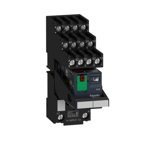 КОМПЛ.:РЕЛЕ,КОЛ.,4С/О,~230В,6А,МАРК,СК. | код RXM4AB1P7PVS | SCHNEIDER ELECTRIC