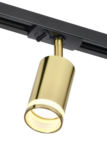 Светильник 4116 декоративный трековый поворотный GU10 золото IEK LT-USB0-4116-GU10-1-K22 фото 2