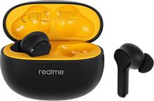 Гарнитура внутриканальные Realme Buds T110 черный беспроводные bluetooth в ушной раковине (631206000006) | код 2024647 | REALME
