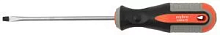 750480 Отвертка стержневая шлицевая ROUND GRIP, SL4x80 мм | код 750480 | Ombra