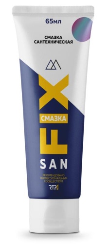 Смазка сантехническая силиконовая 65мл SANFIX | код 40721 | RTP