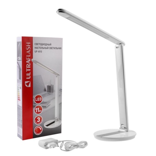 Светильник светодиодный настольный UF-810 C01 11Вт димм. 3 цвет. темп. бел. Ultraflash 15169 фото 3