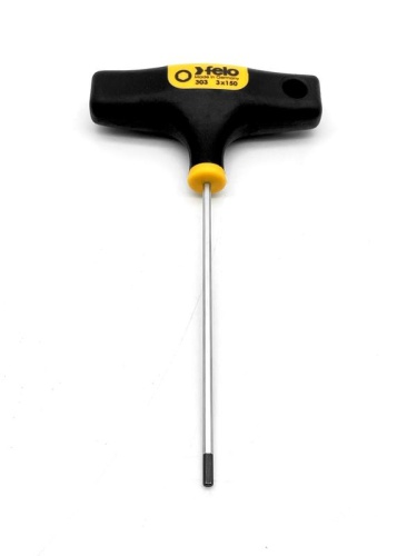 Отвертка Т-образная шестигранная под головки, 3 мм | код 30303560 | FELO фото 4 Отвертка Т-образная шестигранная под головки, 3 мм | код 30303560 | FELO фото 4