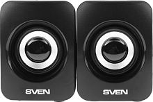 Колонки Sven 130 2.0 черный 6Вт портативные | код 1653253 | SVEN