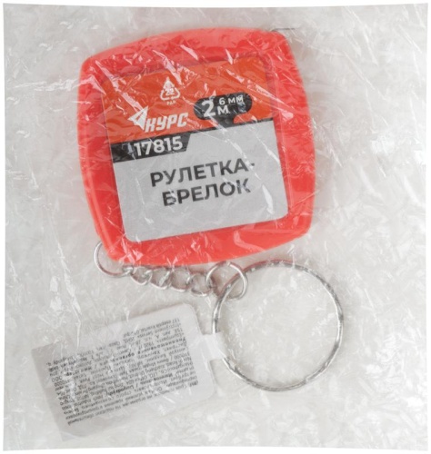 Рулетка-брелок, пластиковый корпус 2 м х 6 мм | код 17815 | FIT Рулетка-брелок, пластиковый корпус 2 м х 6 мм | код 17815 | FIT