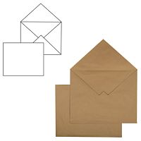 Конверты С3+ (360х460 мм), КРАФТ, без клея, 90 г/м2, КОМПЛЕКТ 500 шт., треугольный клапан, 460ТК | код 128299 | КУРТ