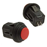 Кнопочный переключатель RUICHI SB570-R IP65, OFF-(ON), 2P, D-14 мм, 3 A, 250 В, 50 мОм, красный | код 100076 | Ruichi