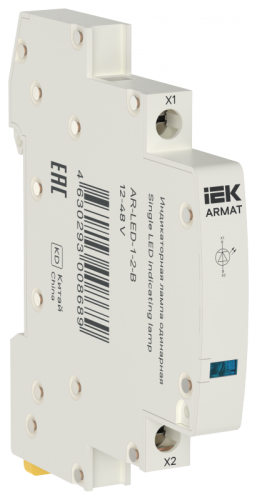 ARMAT Лампа инд. одинарная LED 12-48В AC/DC гол. IEK | код AR-LED-1-2-B | IEK