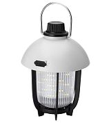 Фонарь аккумуляторный кемпинговый походный 10Вт SMD LED Li-ion 18650 1200мА.ч тепл. свет диммирование корпус ABS-пластик USB-шнур складная стальная ручка для переноски и подвешивания | код KOC618Lit | КОСМОС