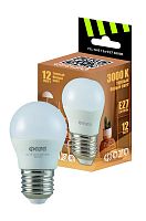 Лампа светодиодная LED 12Вт E27 3000K шар 230/50 ФАZА | код 5038622 | JazzWay