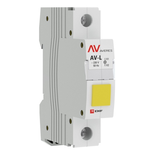 Лампа сигнальная AV-L желтая AVERES | код av-l-yellow-averes | EKF