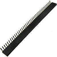 Гнездо для плат 2.54 мм RUICHI PBS-1x40R (PBS-40R)шаг 2.54 мм, 40 контактов | код 60054 | Ruichi