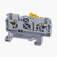 Клемма с ножевым размыкателем push-in OptiClip CPK-2,5-MT-N-I-серый | код 331878 | КЭАЗ