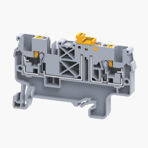 Клемма с ножевым размыкателем push-in OptiClip CPK-2,5-MT-N-I-серый | код 331878 | КЭАЗ