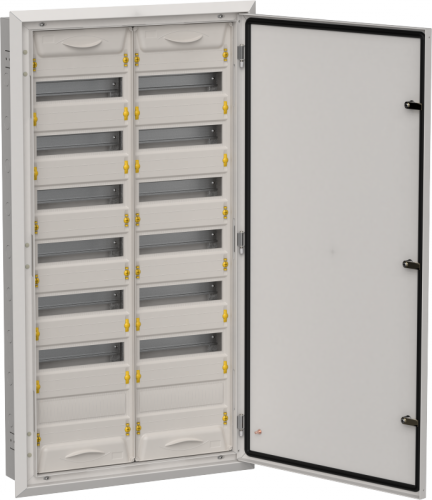 TITAN 5 Корпус мет. ЩРв-168 (2х84) 1130х625х130 IP31 сер IEK | код TI5-50-V-2X084-31-7035 | IEK