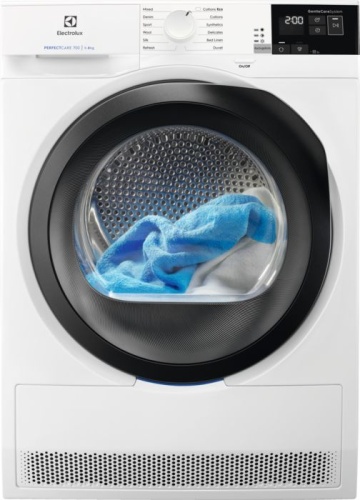 Сушильная машина Electrolux EW7H458B пан.англ. кл.энер.:A++ макс.загр.:8кг белый | код 1954768 | ELECTROLUX
