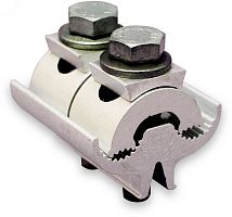 Зажим соединительный плашечный 2 болта М8, Al 6-95 мм и Al 6-95 мм | код SL37.2R | ENSTO