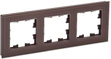 Рамка 3-м BRITE РУ-3-2-БрТБ стекло темн. бронза | код. BR-M32-G-K45 | IEK