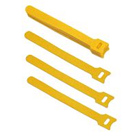 Cabeus CLAMP-150-YL Хомут для кабеля, липучка с мягкой застежкой, 150x14 мм, желтый (10 шт.) | код 9353c | Cabeus