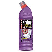 Чистящее средство 750 г, SANFOR Chlorum (Санфор Хлорный), мгновенное отбеливание, гель, 1880 | код 601970 | SANFOR