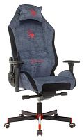 Кресло игровое A4Tech Bloody GC-470 синий с подголов. крестов. металл | код 1696390 | A4TECH