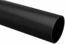 Труба гладкая жесткая ПНД d50 черная (100м) | код CTR10-050-K02-100-1 | IEK (упак.100 м.)