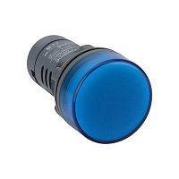 Лампа светосигнальная SB7 d22мм 24В DC син. моноблочная | код. SB7EV06BP | Systeme Electric