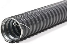 Металлорукав в ПВХ изоляции МРПИ НГ 12 (50 м/уп.) черный с протяжкой | код zeta44401 | ЗЭТАРУС